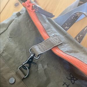 Sherpani earthy Green Backpack Rugged Utility Design